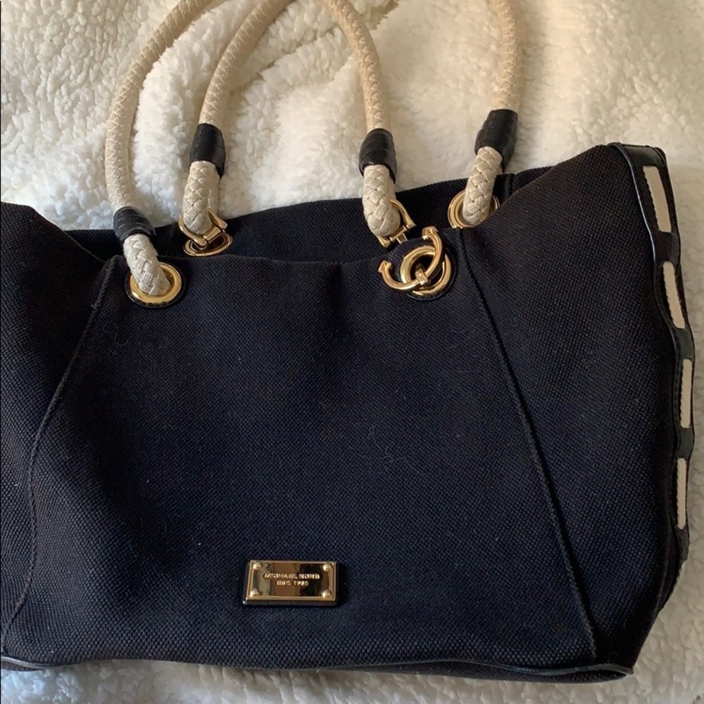 MICHAEL KORS Nautical Black Handbag
